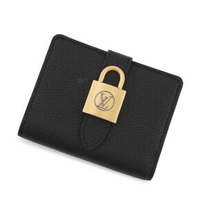 Louis Vuitton Bi fold Wallet Portefeuille Lowkey Leather Black